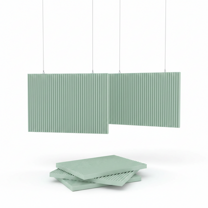 2-Pack Acoustic Panels 23.6"X23.6"X2", Wall & Ceiling Art Sound Panel