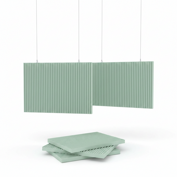 2-Pack Acoustic Panels 23.6"X23.6"X2", Wall & Ceiling Art Sound Panel