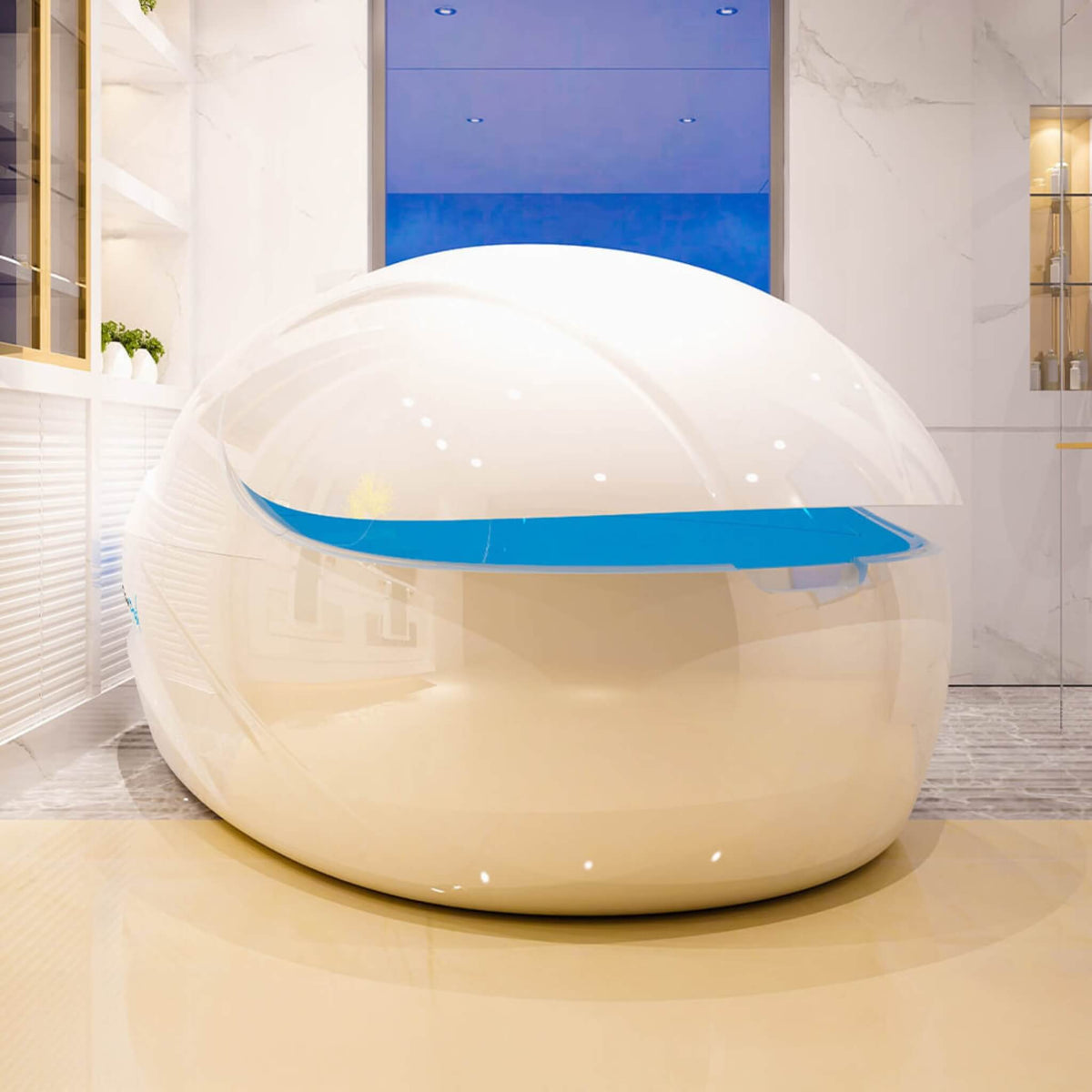 Dreampod Vmax Commercial Home Flotation Sensory Isolation Tank Pod Spa [DPFP202WPE] (SAK95142)